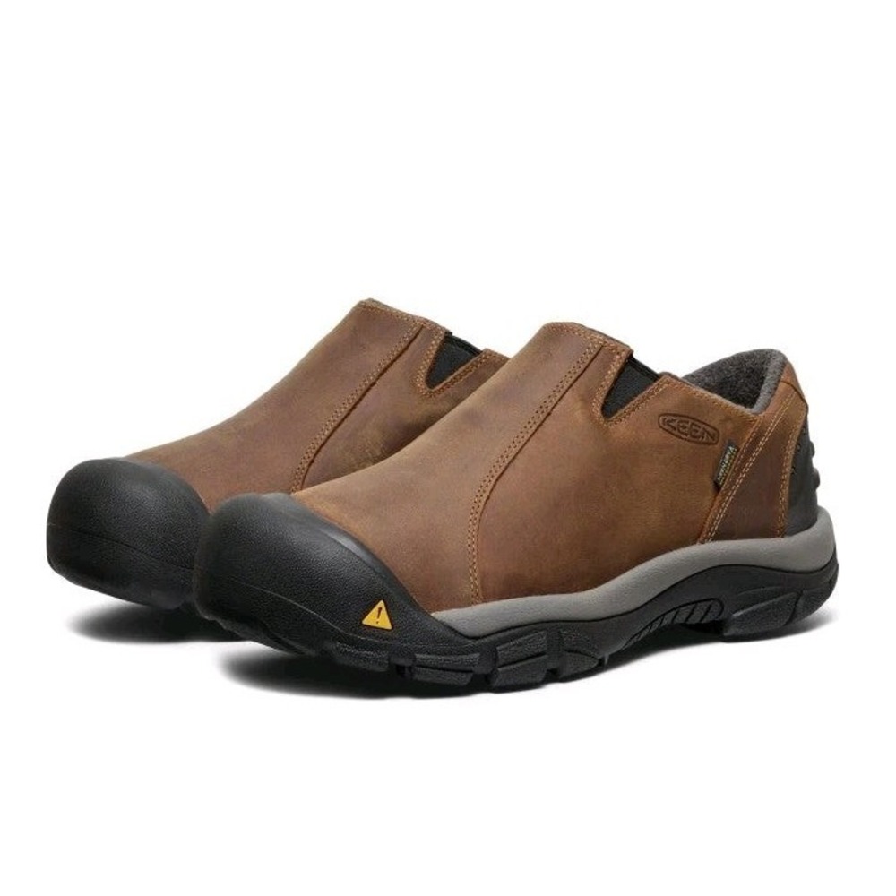 ✨✨KEEN Men's Size 10 Brixen Low Slip On Waterproof Leather Mule Shoes Insulated